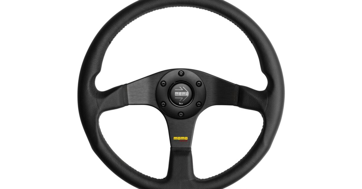 MOMO Tuner Black 350mm Steering Wheel