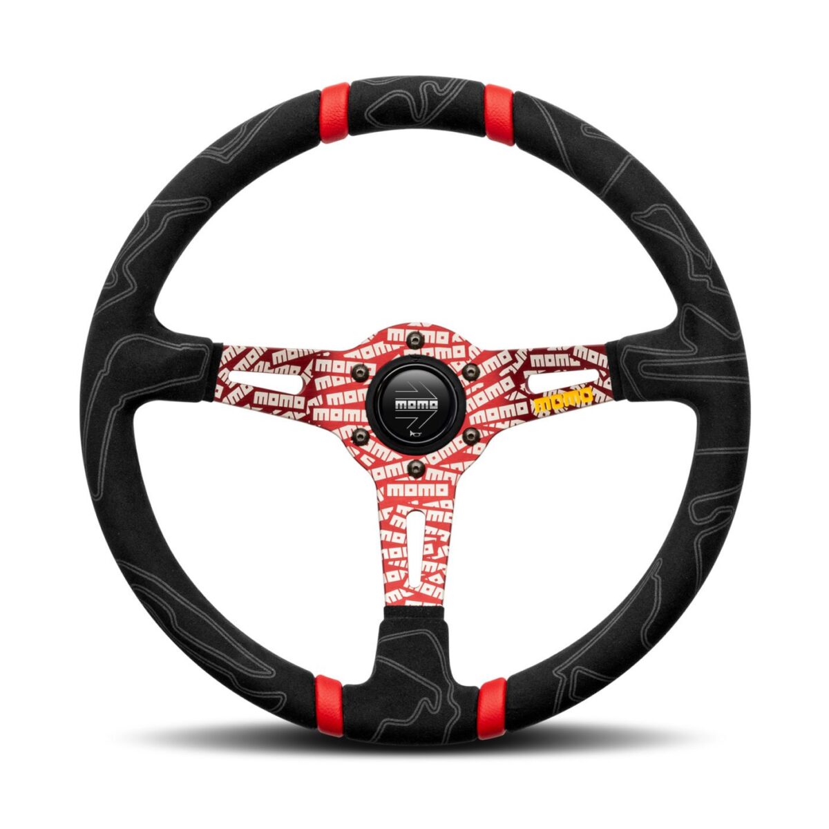 MOMO ULTRA Red 350mm Steering Wheel