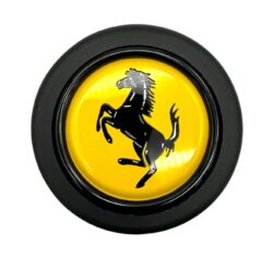 Ferrari Prancing Horse Steering Wheel Horn Push Button 58mm - Round Lip