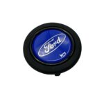 Ford Blue Steering Wheel Horn Push Button 58mm - Round Lip