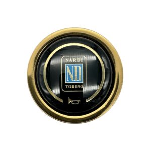 Nardi ND Classic GOLD Steering Wheel Horn Push Button - 1/C Single Contact