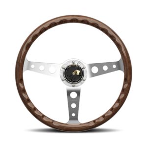 MOMO Indy ANNIVERSARIO Steering Wheel 350mm - Wood Polished Spokes