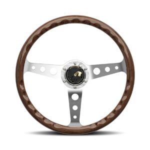 MOMO Indy ANNIVERSARIO Steering Wheel 350mm - Wood Polished Spokes