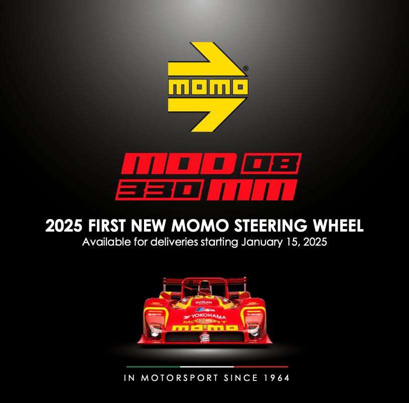 New Arrival: MOMO Mod 08 Racing Steering Wheel (330mm) – Now Available!